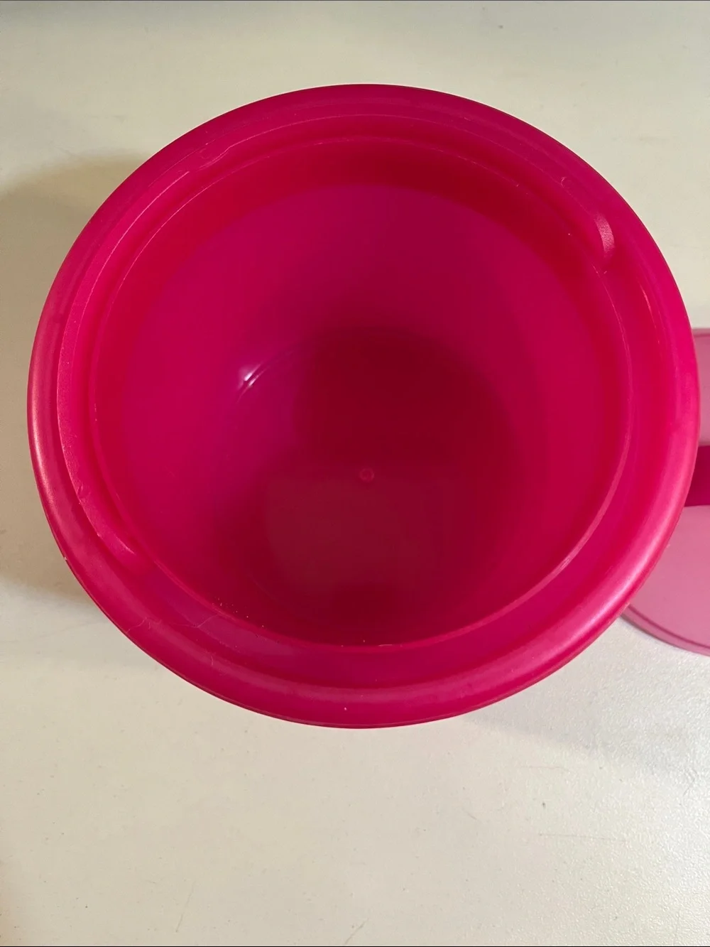 Hot Pink Portable Lidded Storage Bucket with Handle